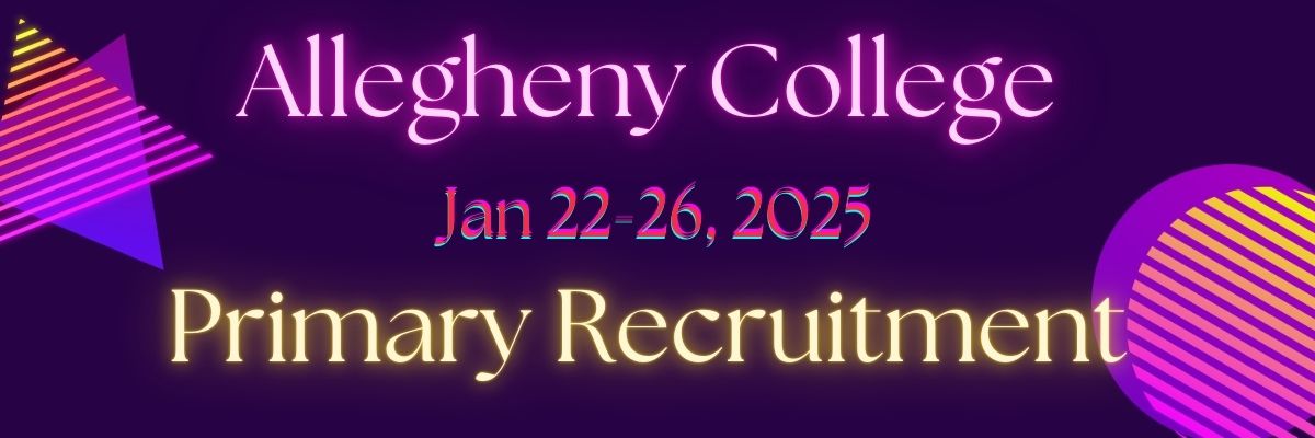 Spring 2025 Sorority Recruitment