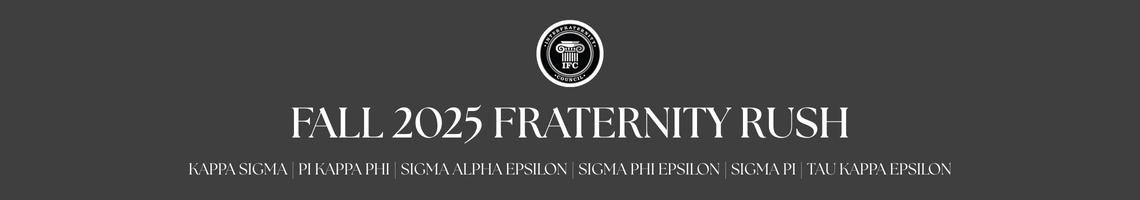 Fall 2025 Fraternity Recruitment