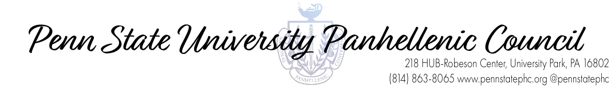 Fall 2019 Sorority Recruitment