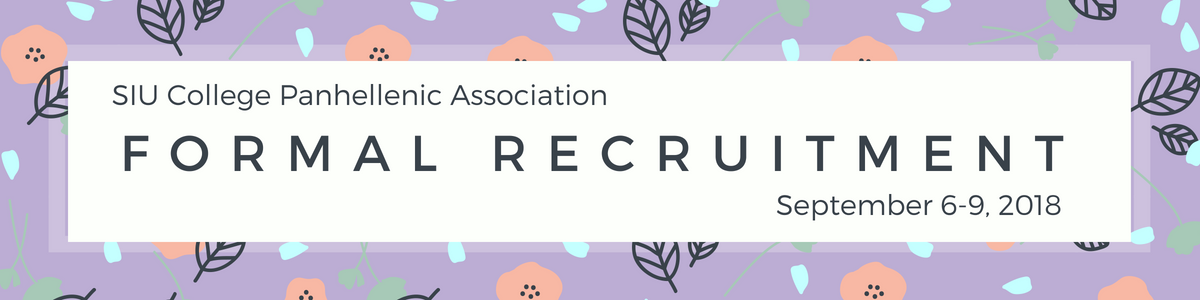 Fall 2018 Sorority Recruitment