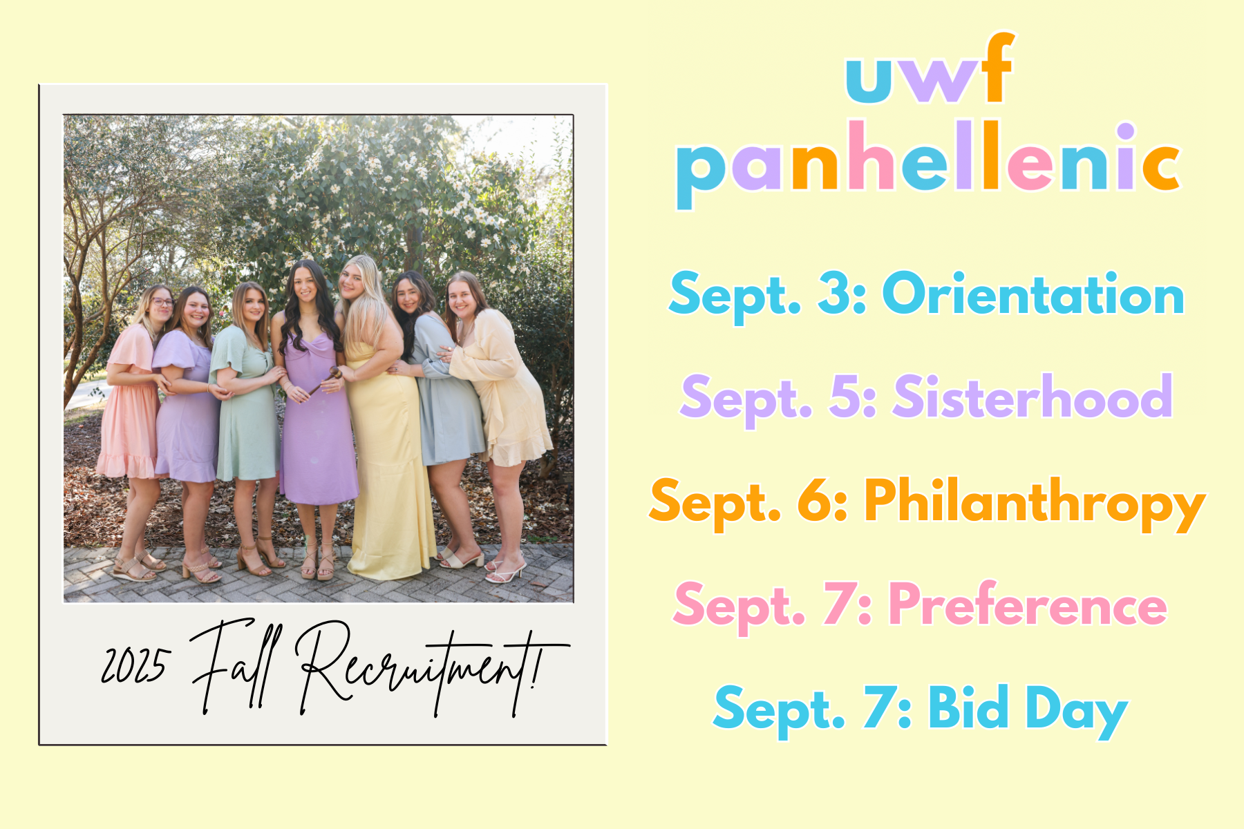 Fall 2025 Sorority Recruitment