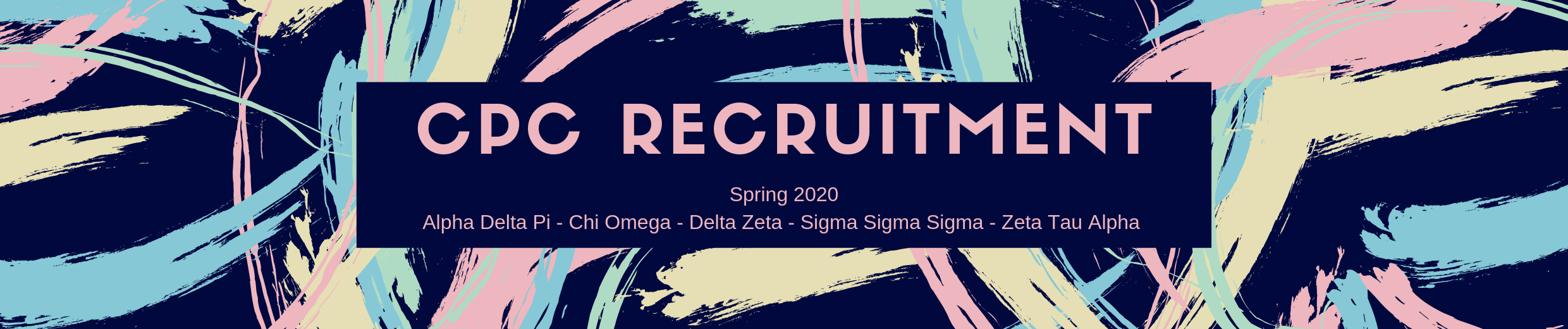 Spring 2020 Sorority Recruitment